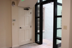 foyer entry and new door